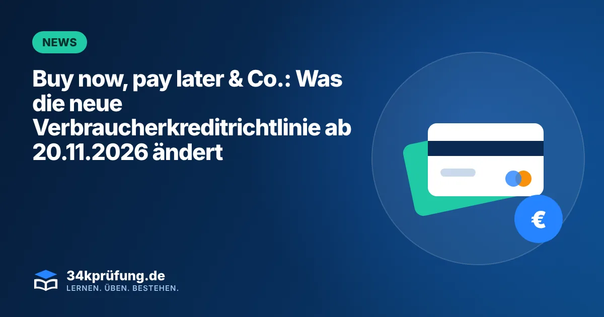 Beitragsbild „Buy now, pay later & Co.“ mit Illustration: Bankkarte mit Euro-Symbol